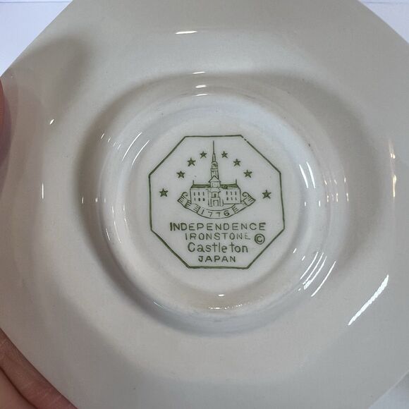 70's Daffodil Yellow (7) Pcs. Independence‎ Interpace Ironstone Japan MCM - Picture 7 of 12